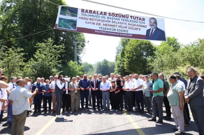 Ordu Aybastı'da yılların yol hasreti sona erdi