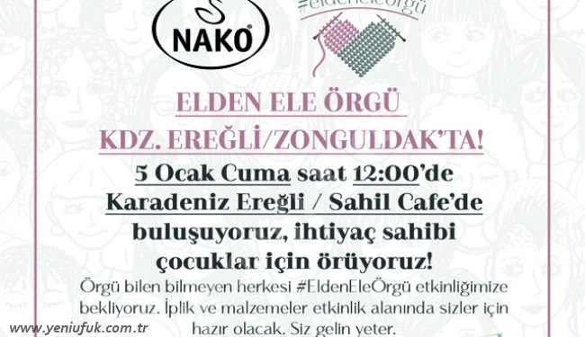 ÇOCUKLAR İÇİN ÖRGÜ PROJESİ