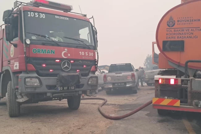 Sakarya ve Bilecik'teki yangınlara İBB seferberliği