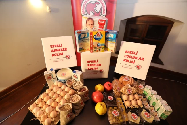 Efes Selçuk'ta anne adaylarına dayanışma desteği