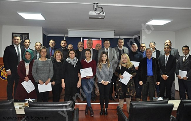 SERTİFİKALARINI ALDILAR..