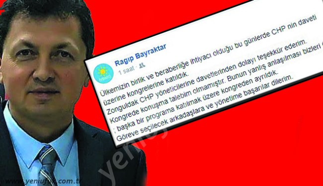 "KONGREYİ TERK ETMEDİM!.."