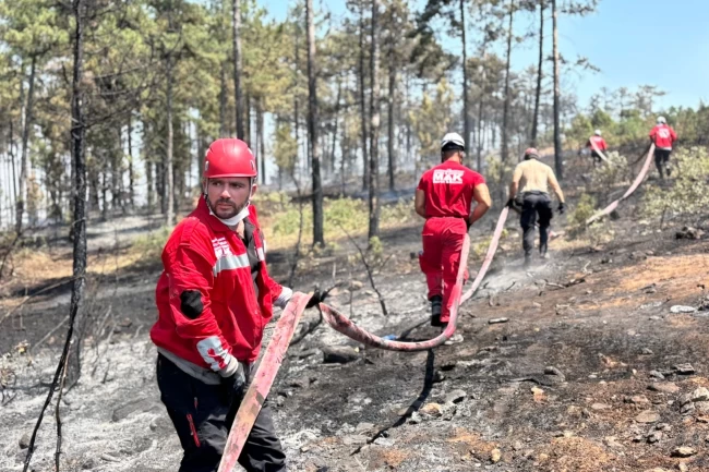 Bursa Harmancık'ta dört koldan seferberliğe devam