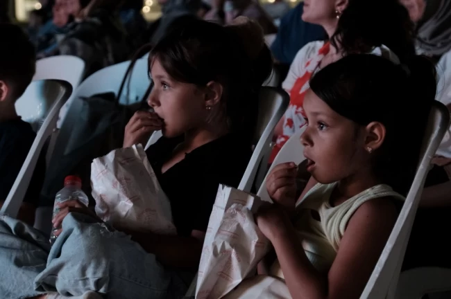 Milli İrade Meydanı'nda sinema keyfi bir başka güzel