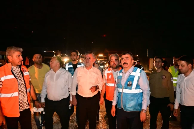 Bursa'da yangın felaketine ‘Yıldırım' müdahale