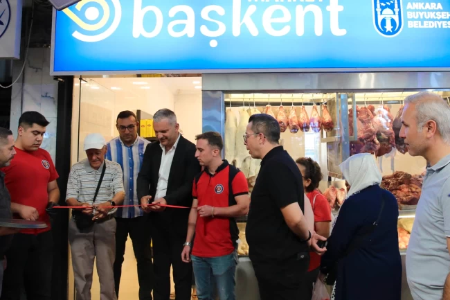 Başkent Market'in 8. şubesi Ulus Hali'nde hizmete açıldı