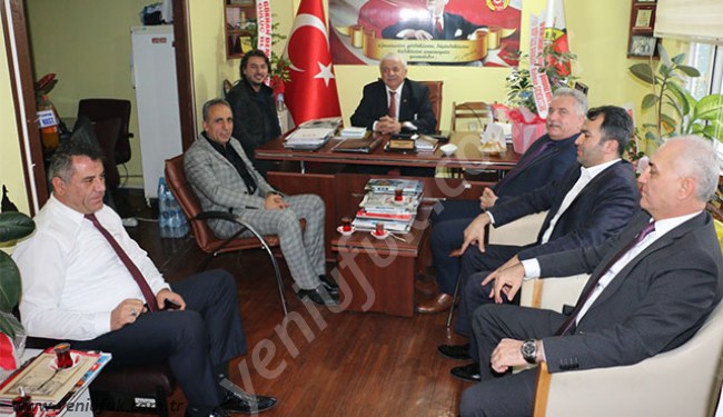 MHP'DEN GAZETECİLER DERNEĞİNE ZİYARET