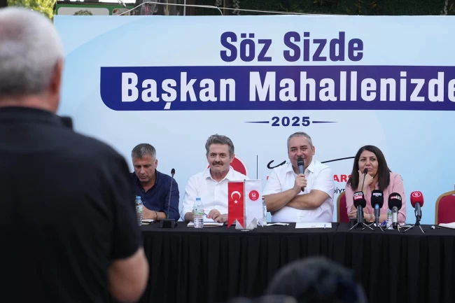 Başkan Özarslan mahalle buluşmalarıyla vatandaşın yanında