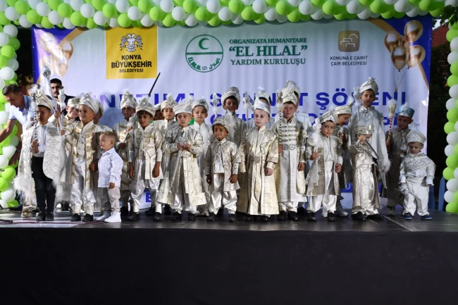 Konya'nın kardeş şehri Üsküp'te sünnet şöleni