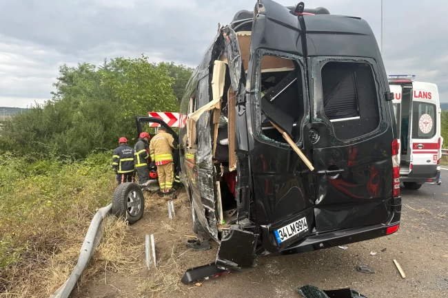 Anadolu Otoyolu Düzce'de kaza: 7 yaralı
