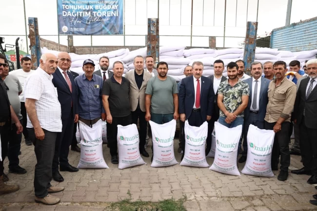 Sivas'ta yerli ve sertifikalı buğday tohumları ücretsiz dağıtıldı