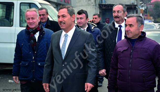 KIŞLA ESNAFININ DERTLERİNİ DİNLEDİ..