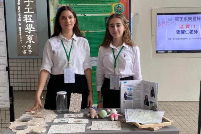 Bursalı öğrenciler Tayvan'da dünya üçüncüsü oldu