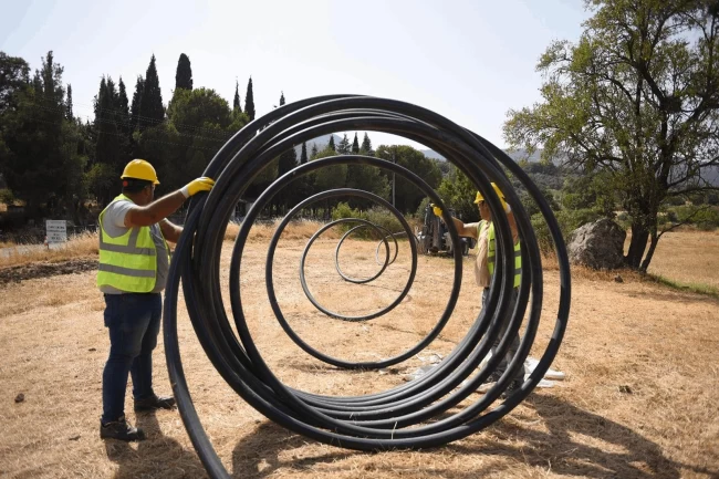 BASKİ'den Sarıbeyler'e hayat veren hat