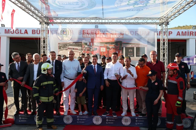 Bodrum'da yeni itfaiye binası hizmete girdi