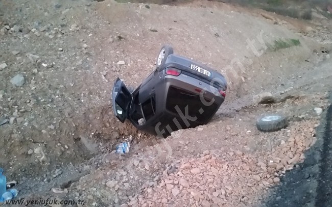 ZONGULDAK YOLUNDA KAZA 1 YARALI