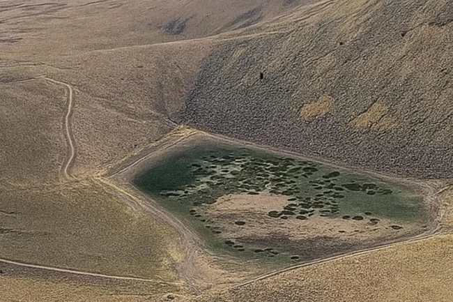 Kayseri'nin Sarıgöl'ü kurudu!