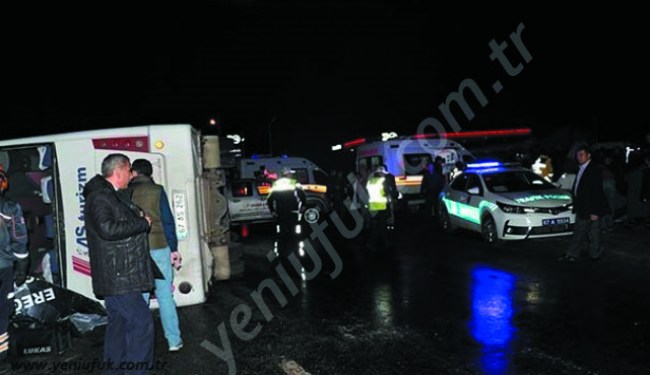 FECİ KAZA! ÖLÜ VE ÇOK SAYIDA YARALI VAR...