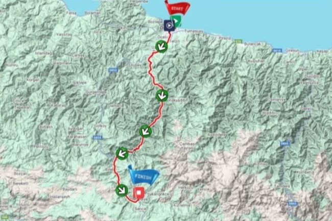 Ordu'da uluslararası bisiklet heyecanı