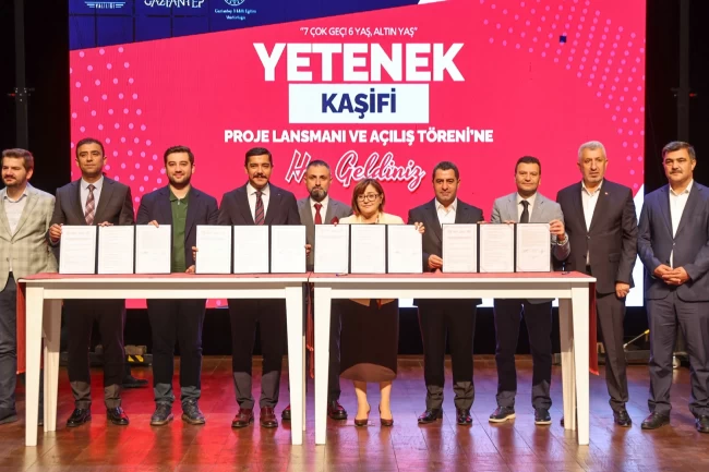 Gaziantep'te yetenek kaşifi projesi başladı