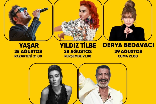 Harbiye'de yaza veda: Dev kadro sahnede