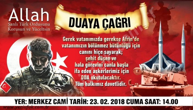 DUAYA ÇAĞRI..