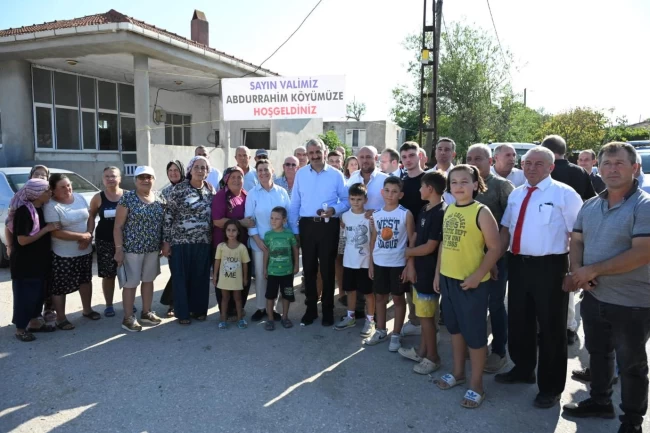Edirne Valisi Sezer'den Enez'de kırsal ziyareti