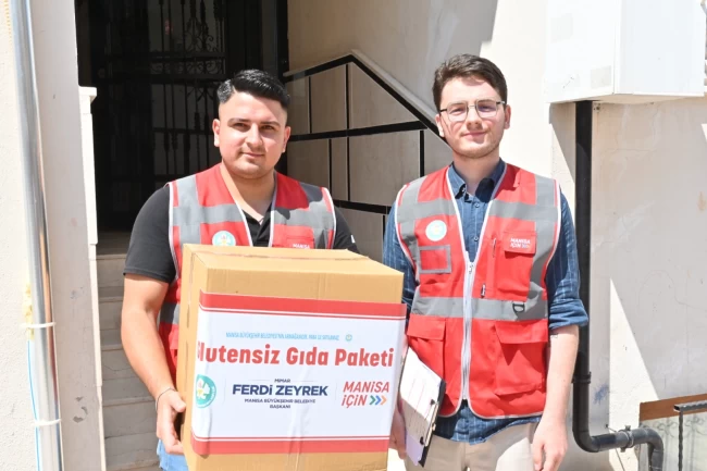 Manisa Büyükşehir'den çölyak ve fenilketonüri hastalarına gıda desteği