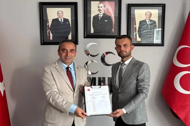 Bilecik'te MHP Pazaryeri İlçe Başkanlığı'na Vedat Çora atandı