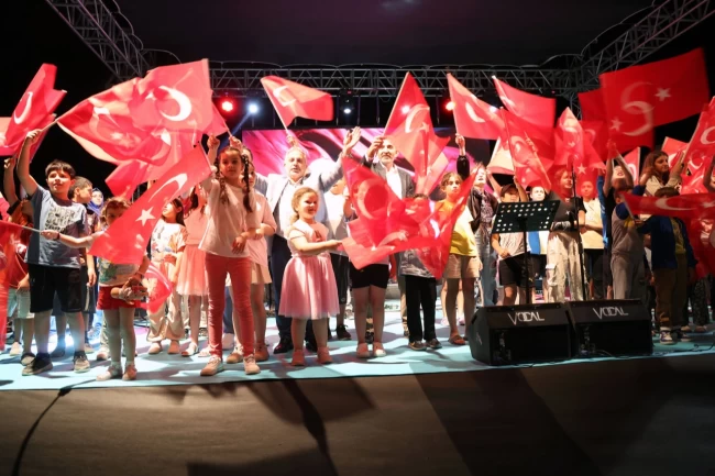 Kayseri Talas'ta Zafer coşkusu yaşanıyor