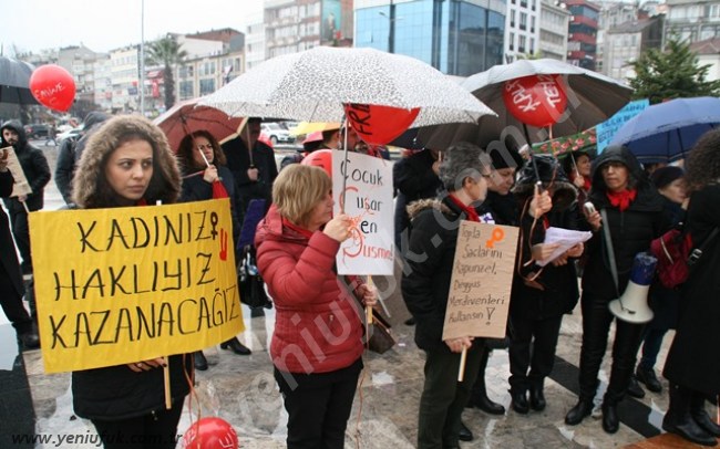 KADIN PLATFORMU’NDAN 8 MART EYLEMİ…