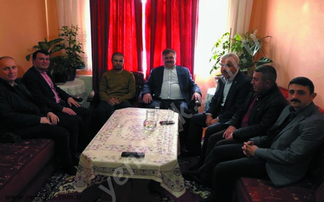 ÇATUROĞLU'NDAN AFRİN GAZİSİ GÜNAYDIN'A ZİYARET