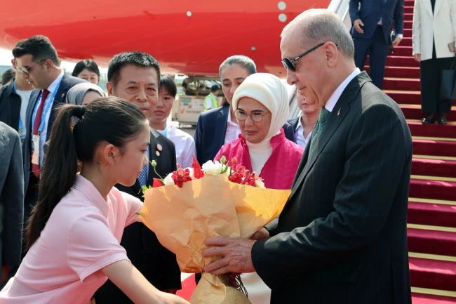 Cumhurbaşkanı Erdoğan, Şanghay İşbirliği Örgütü Zirvesi için Çin'de
