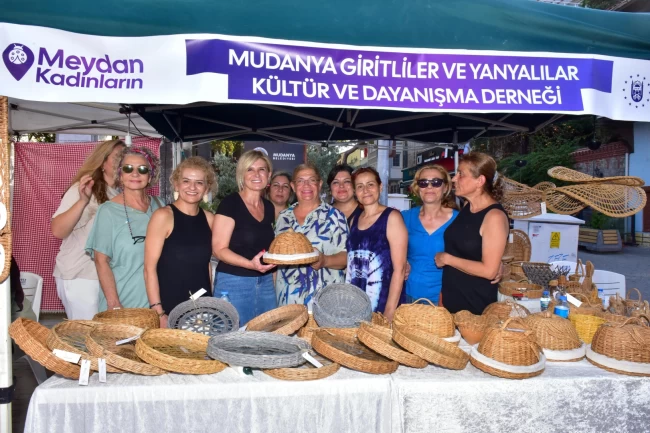 Bursa Mudanya'da 'Meydan Kadınların' oldu