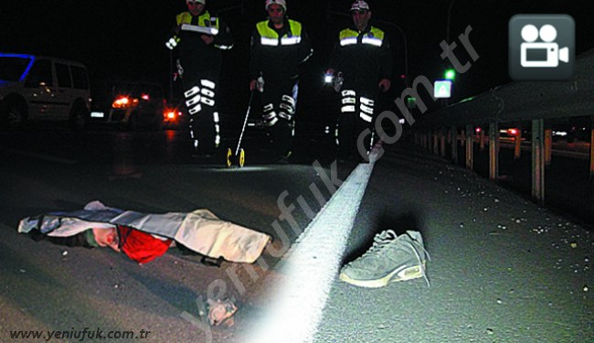 10.KİLOMETRE'DE FECİ KAZA..