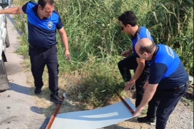 Pamukkale yolunda görüntü kirliliğine geçit yok