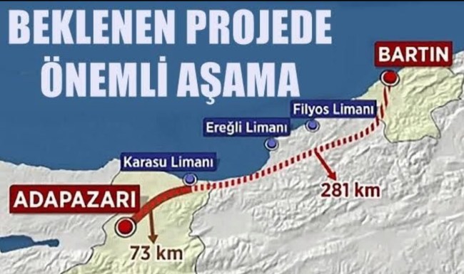 Karasu-Akçakoca-Kdz.Ereğli Demiryolu Projesinde ihale tamamlandı