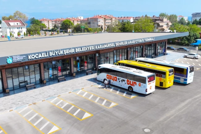 Karamürsel'in modern otogarı tanıtıldı