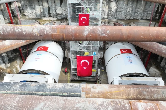 Kocaeli Körfezray'la nefes alacak... Dev köstebekler tünel açmaya başladı