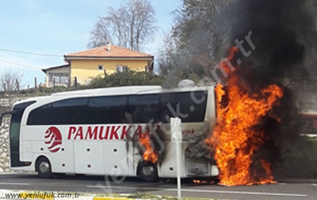 YOLCULAR BÜYÜK BİR TEHLİKE ATLATTI