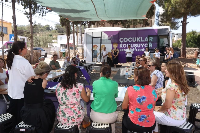 Muğla'da kadınlara ve çocuklara gezici destek