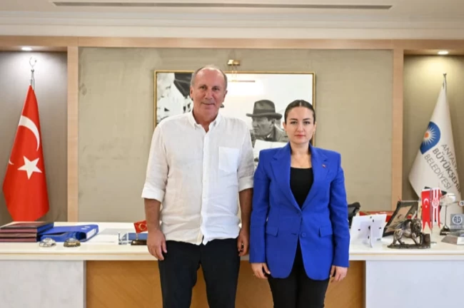 Muharrem İnce Başkan Vekili Özdemir'i ziyaret etti