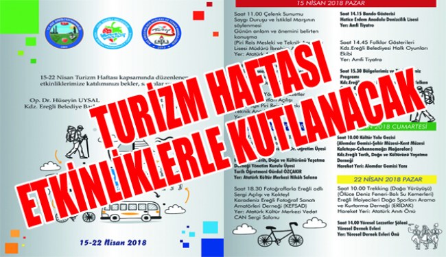 AMAÇ İÇ TURİZM'İ CANLANDIRMAK..