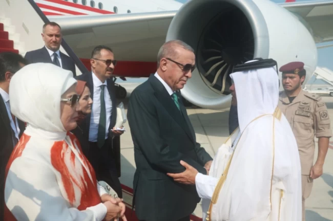 Cumhurbaşkanı Erdoğan Katar'da