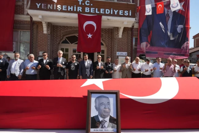 Bursa Yenişehir eski belediye başkanı Mehmet Kaya'ya veda