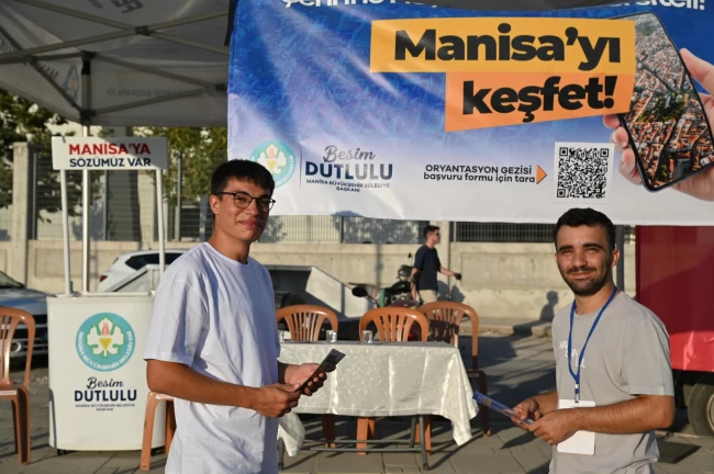 Üniversitelilere 'Manisa'ya hoşgeldin' keşfi
