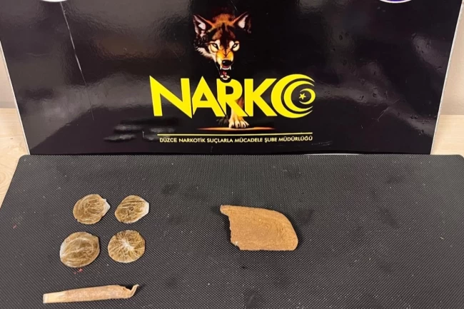 Düzce'de uyuşturucuya 1 tutuklama!