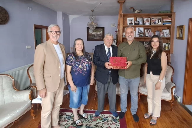 İzmit'te Kıbrıs Gazileri Bayraktar ve Aslan'a anlamlı ziyaret