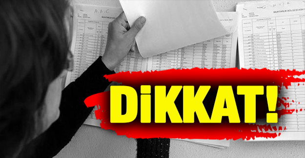 OY KULLANACAKLAR DİKKAT!..