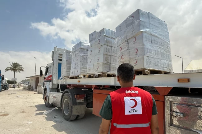 Türk Kızılay'dan Gazze'de sağlık hizmetlerine büyük destek